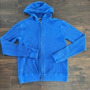 Michael Kors waffle hooded full zip
